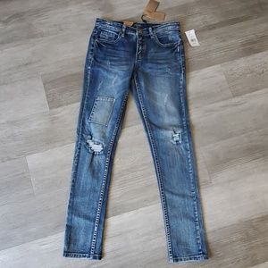 Silver jean sasha skinny stretch size 14 girl